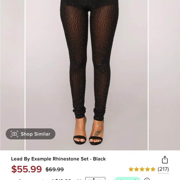 New with tags crop long sleeve top and pants. - Picture 2 of 9